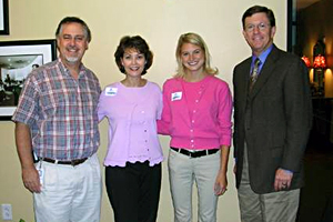 Kali and Beth with Dennis Rainey and Bob Lupine